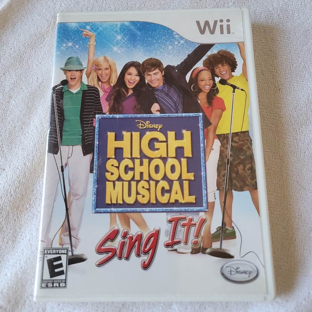 High School Musical Sing‎ It Nintendo Wii - disc/manual/case Adult Owned